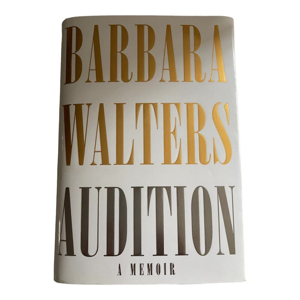 Barbara Walters Memoir with Photos Hardcover Book Audition
